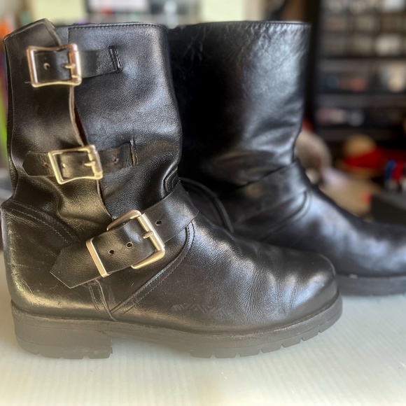 Custom La Riga Leather Motorcycle Boots - Picture 1 of 6